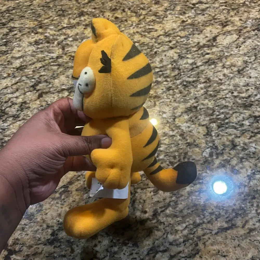 Vintage Garfield Fat Cat‎ Plush Cartoon Cat Stuffed Animal 10” Jim Davis Toy